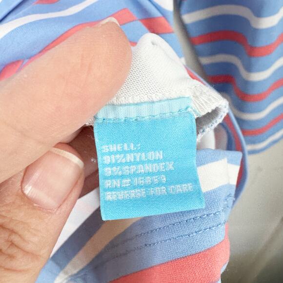 J. McLaughlin Nicola Layered Top Striped Catalina Cloth 3/4 Sleeve Size Large L - Picture 5 of 10